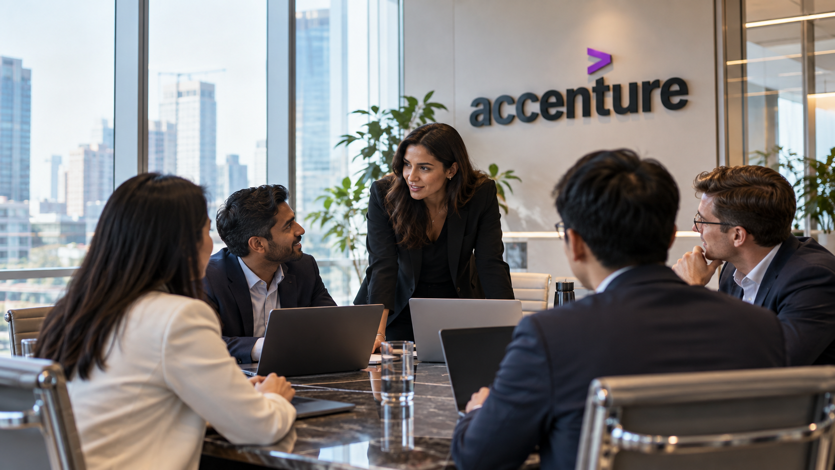 Accenture Grew 7% in Local Currency Last Quarter and Guided Next Year to 3% to 6%. The Stock Jumped About 17%.