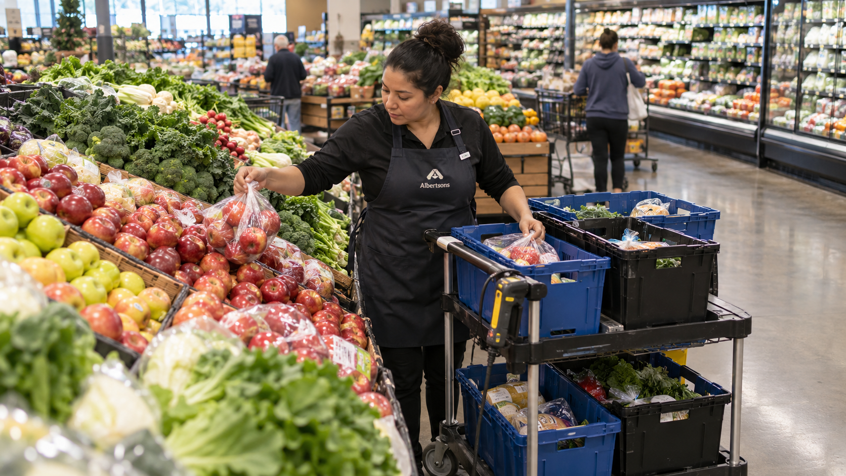 Albertsons Withdrew Its Outlook and Put Its Banners Under Review. Its Shares Rose About 3%