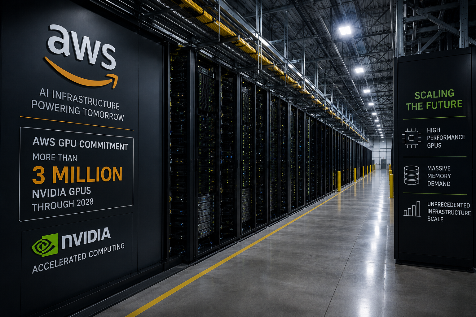 AWS Blew Through a Year of Nvidia GPU Supply in Under Five Months. The Stock That Should Have Cheered Fell Anyway.