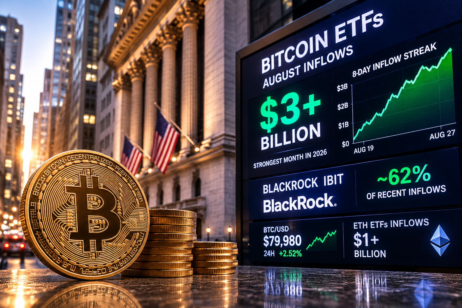 Bitcoin ETFs Are Headed for Their Best Month Ever, and One Fund Is Taking Most of It