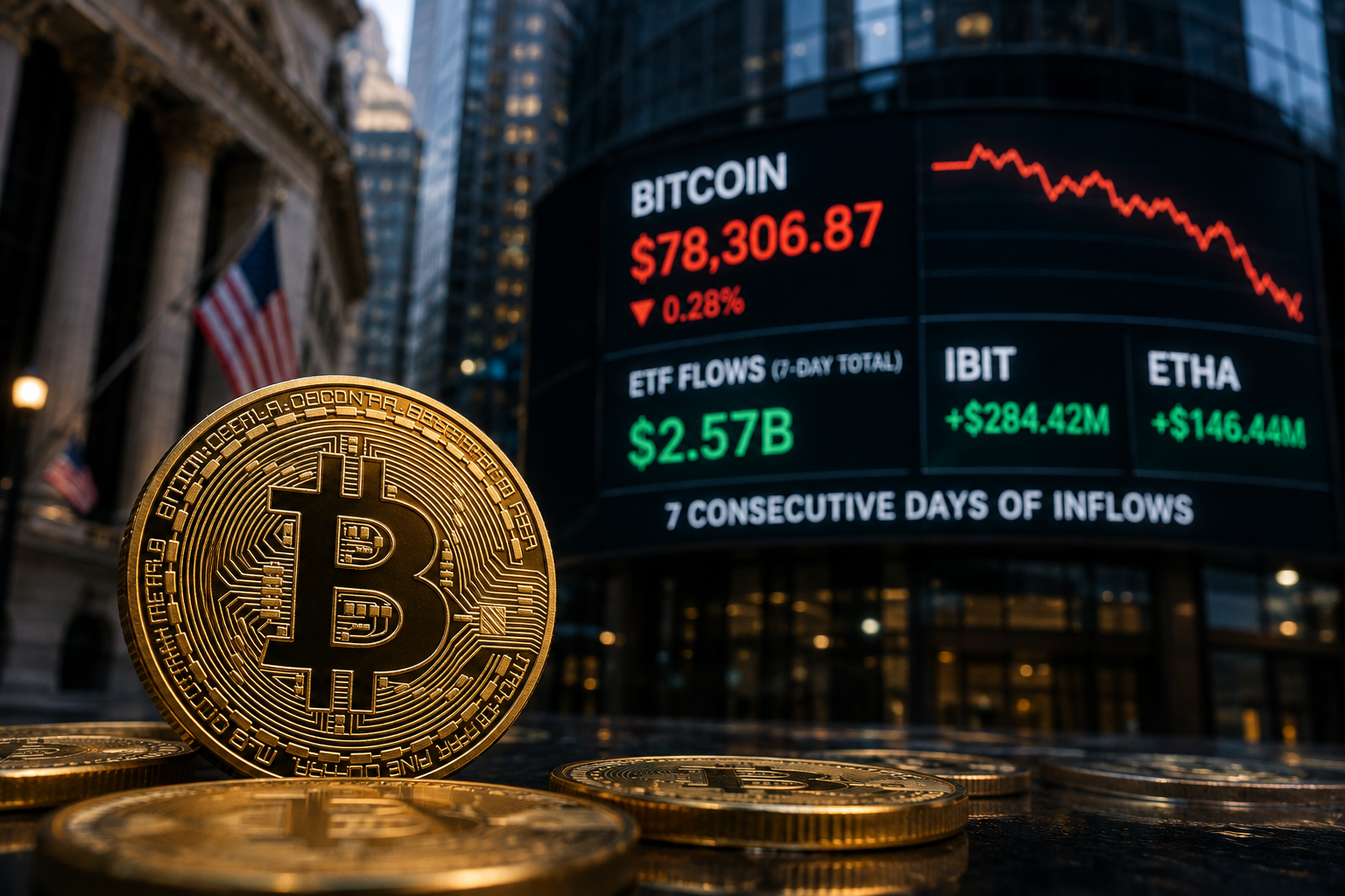 Bitcoin Fell Below $78,000 on a Hot Inflation Print. Bitcoin ETFs Just Had Their Best Week of Inflows Since Launch.