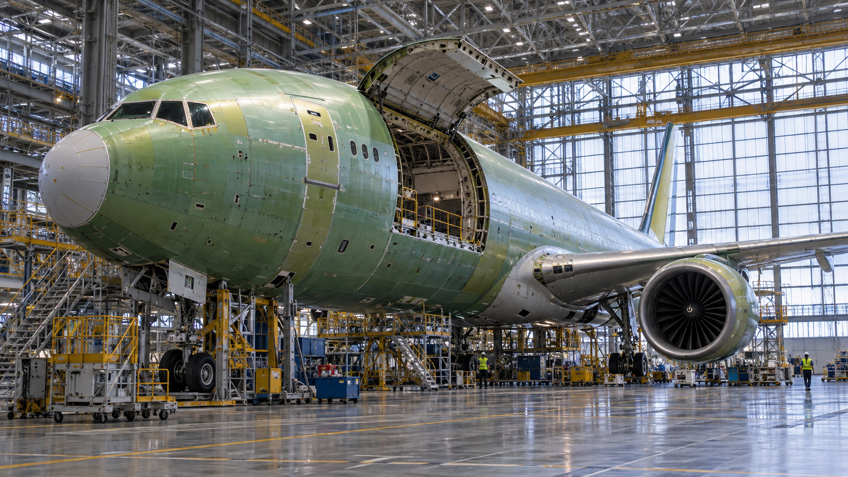 Boeing's 777 Freighter Line Has Been Halted for Nearly Two Months Over a Dispute With a Small Supplier