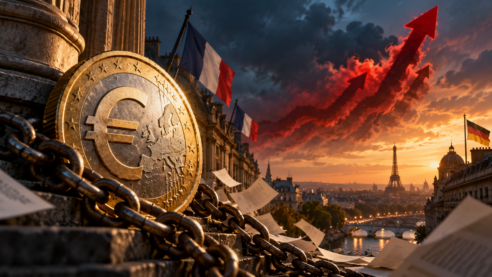 Euro-Area Inflation Beat Forecasts as France's Borrowing Premium Reached Euro-Crisis Levels