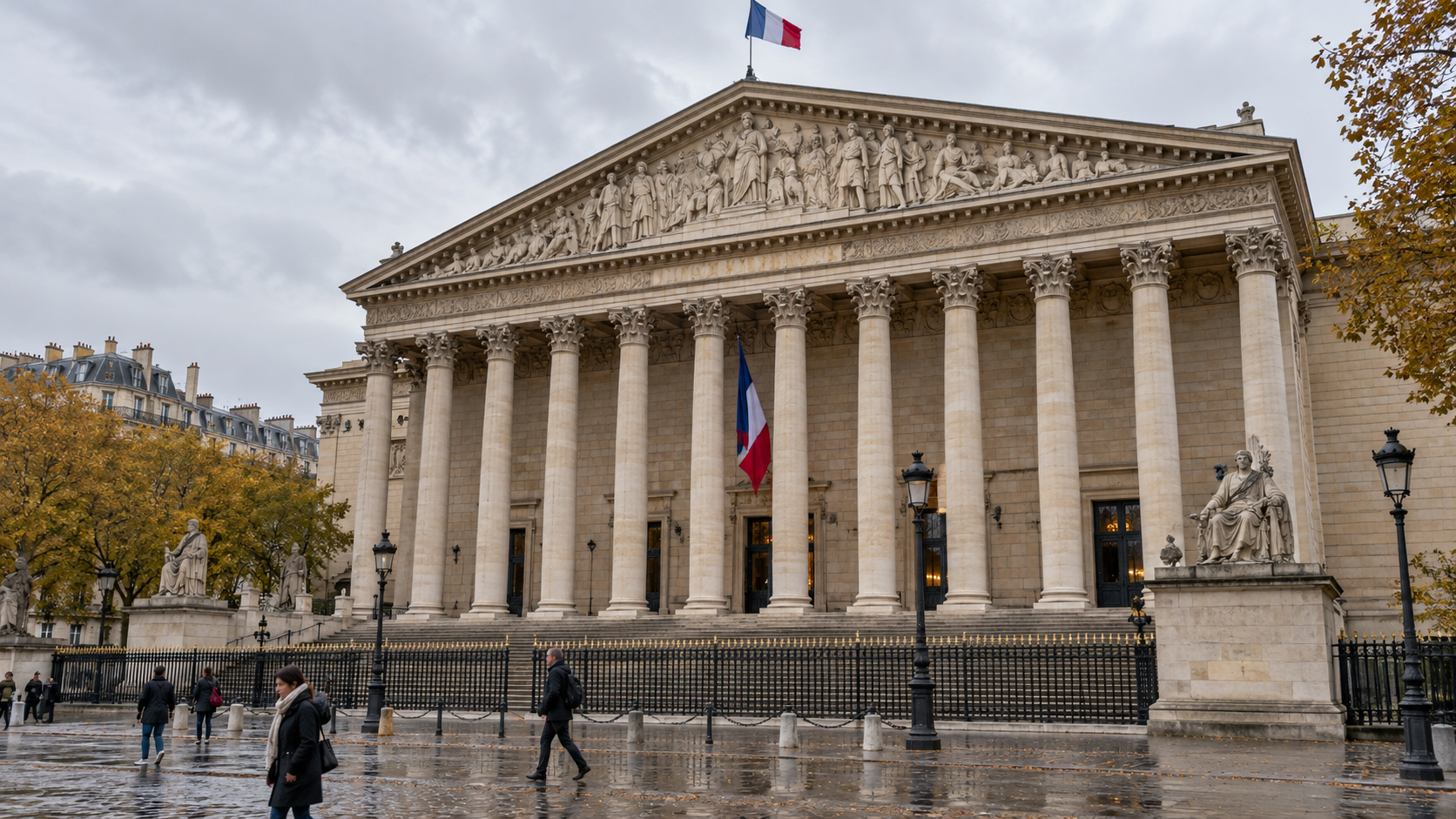 French Borrowing Costs Rose While Global Bonds Rallied. That Isolates a French Problem a Day Before Moody's Reviews