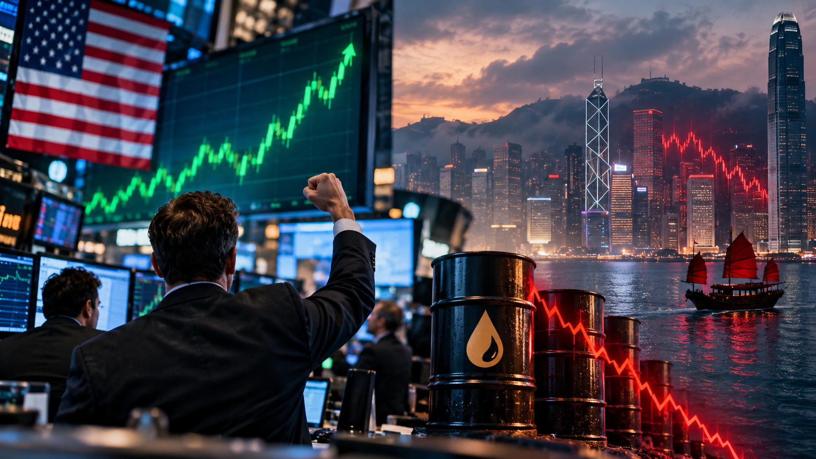 Futures Climb Into Jobs Day as Oil Slips Under $100 and Hong Kong Slumps