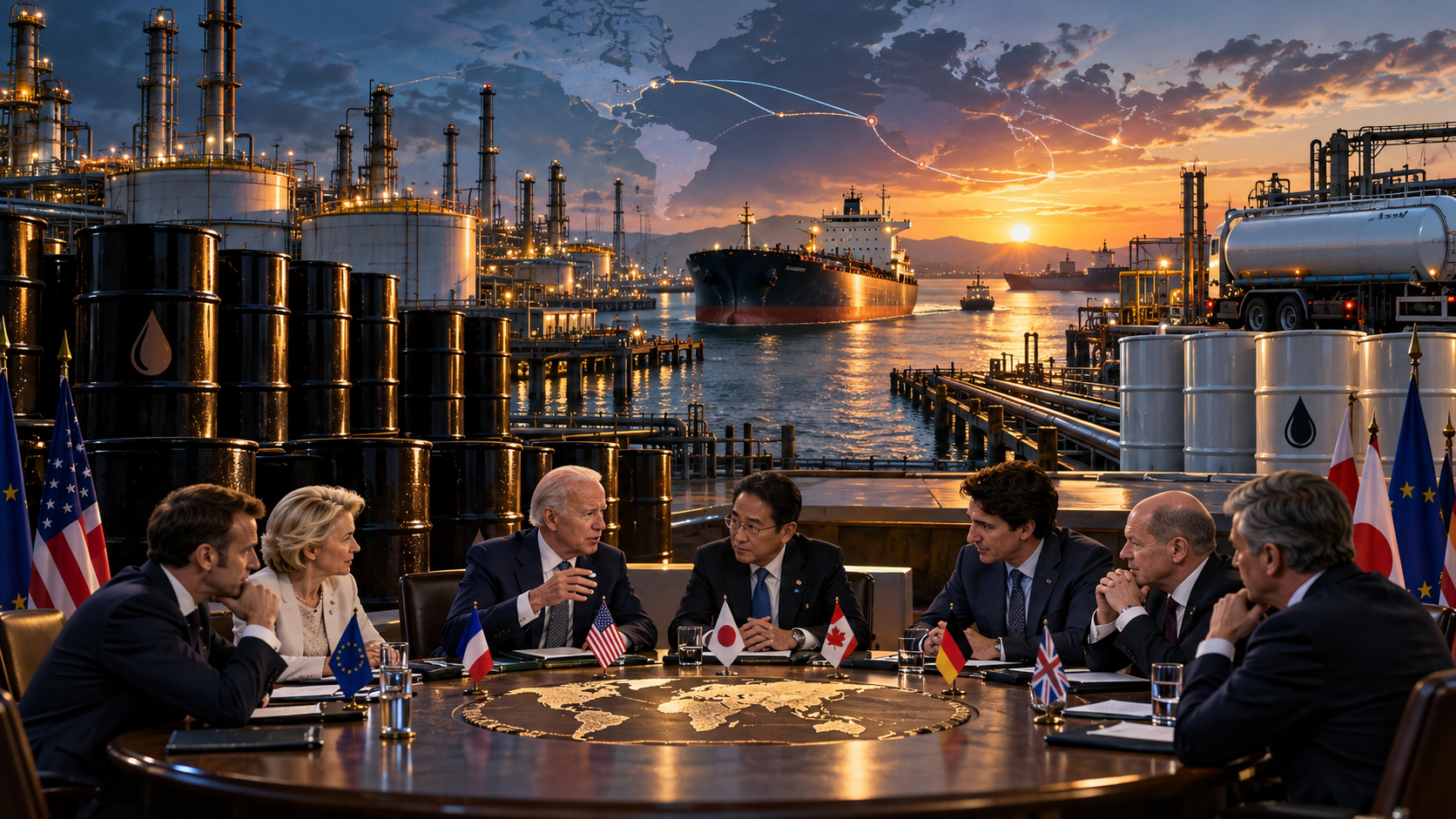 G7 Leaders Agreed to Release 100 Million Barrels, and Diesel Fell While Brent Recovered Its Early Drop