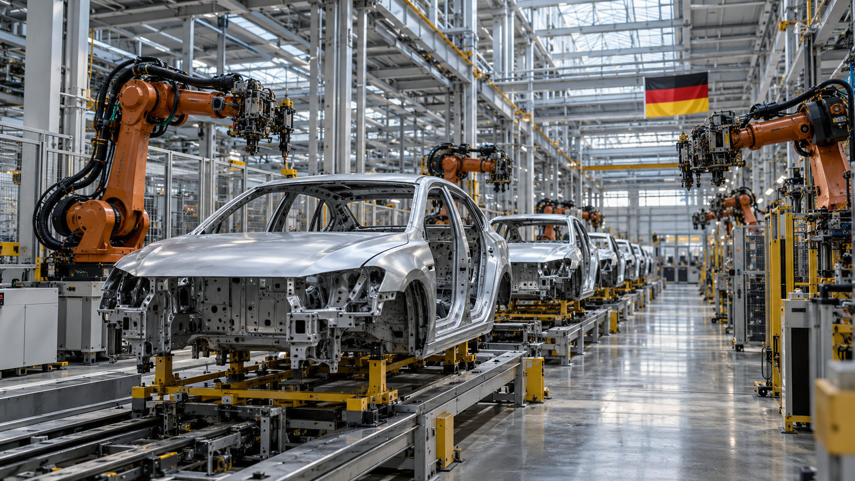 Germany’s Orders Slump Masks a Smaller Decline in Core Demand