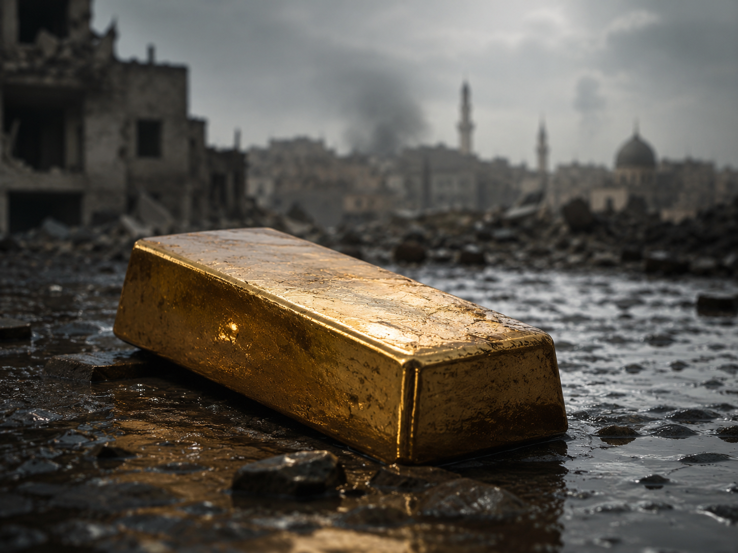 Gold Fell the Same Day Iran and the U.S. Traded Fire. Here Is Why That Isn't as Strange as It Sounds.