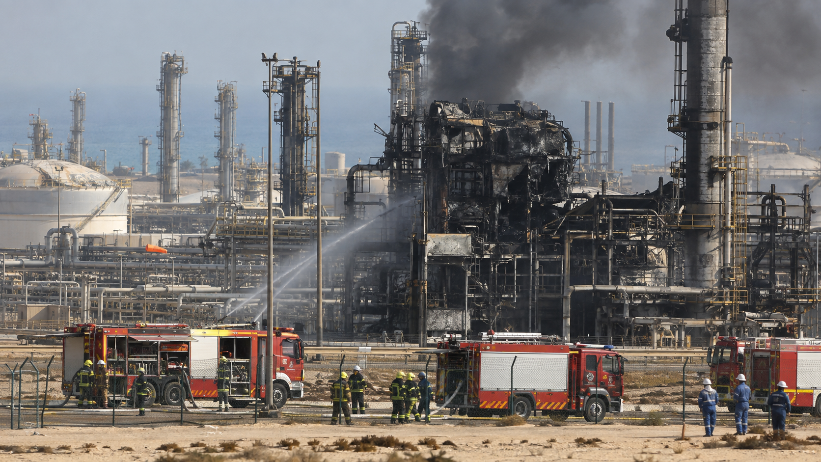 Houthi Strikes Hit Saudi Energy Sites, Injuring 73