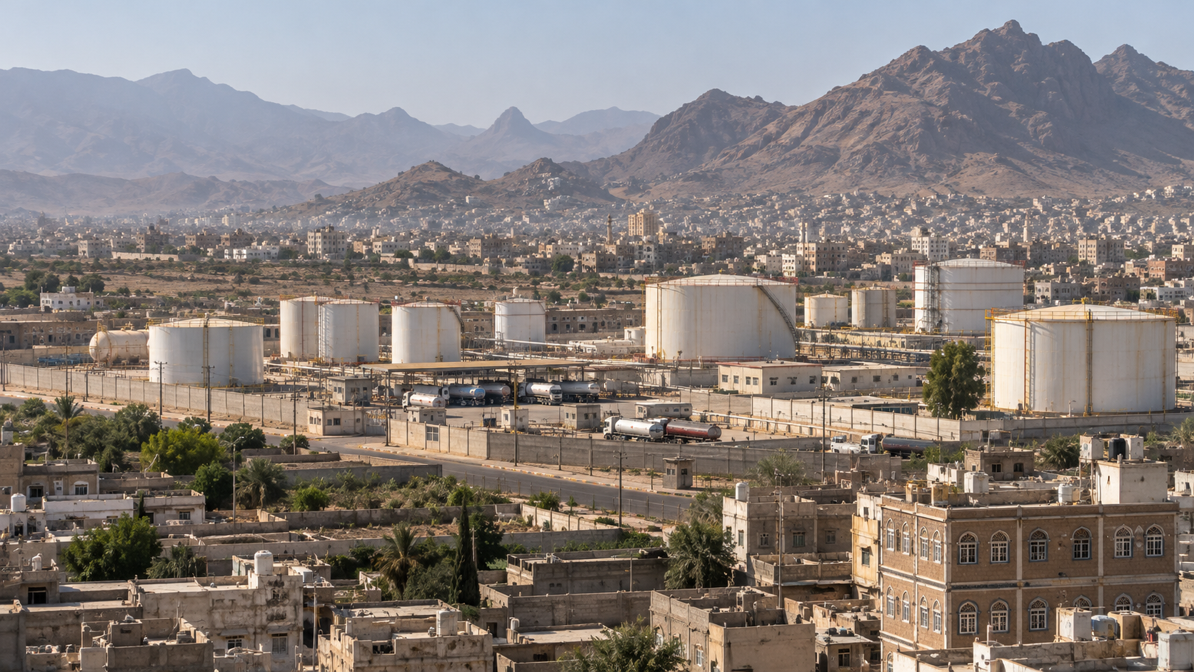 Houthis Say Saudi Arabia Struck Sanaa's Fuel Hub. The Bet That the U.S. Stays Out Rose to 85 Cents
