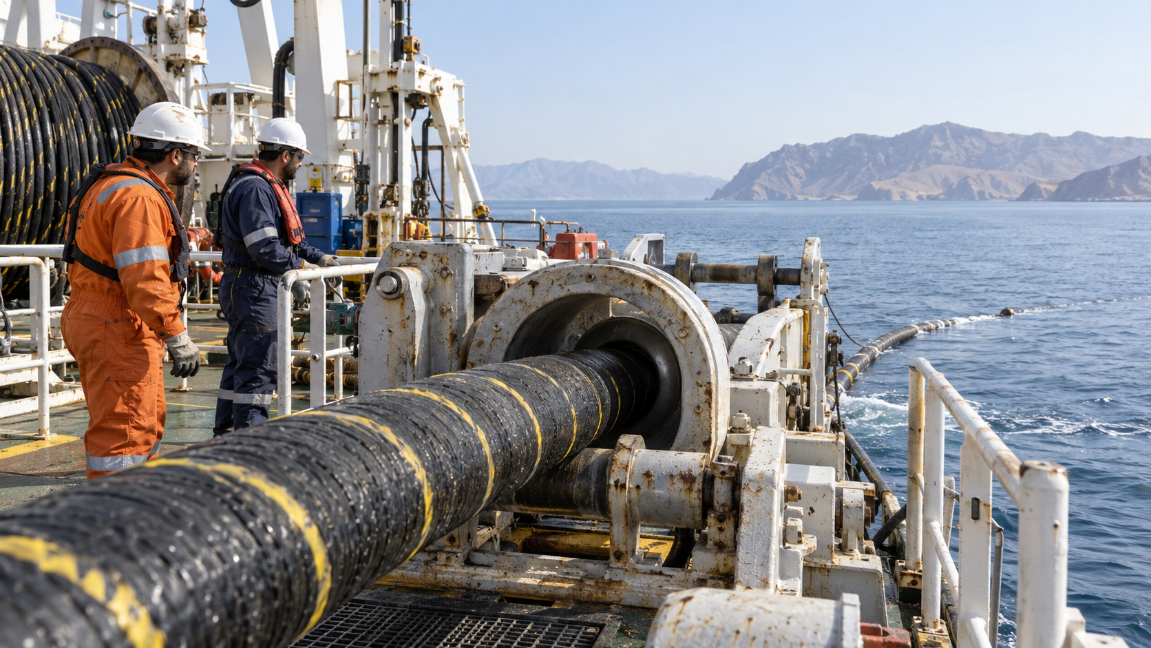 Iran Threatened Undersea Cables and Called for Lifting the Blockade. The Blockade Contracts Barely Moved, and the Late-Year Slice Slipped