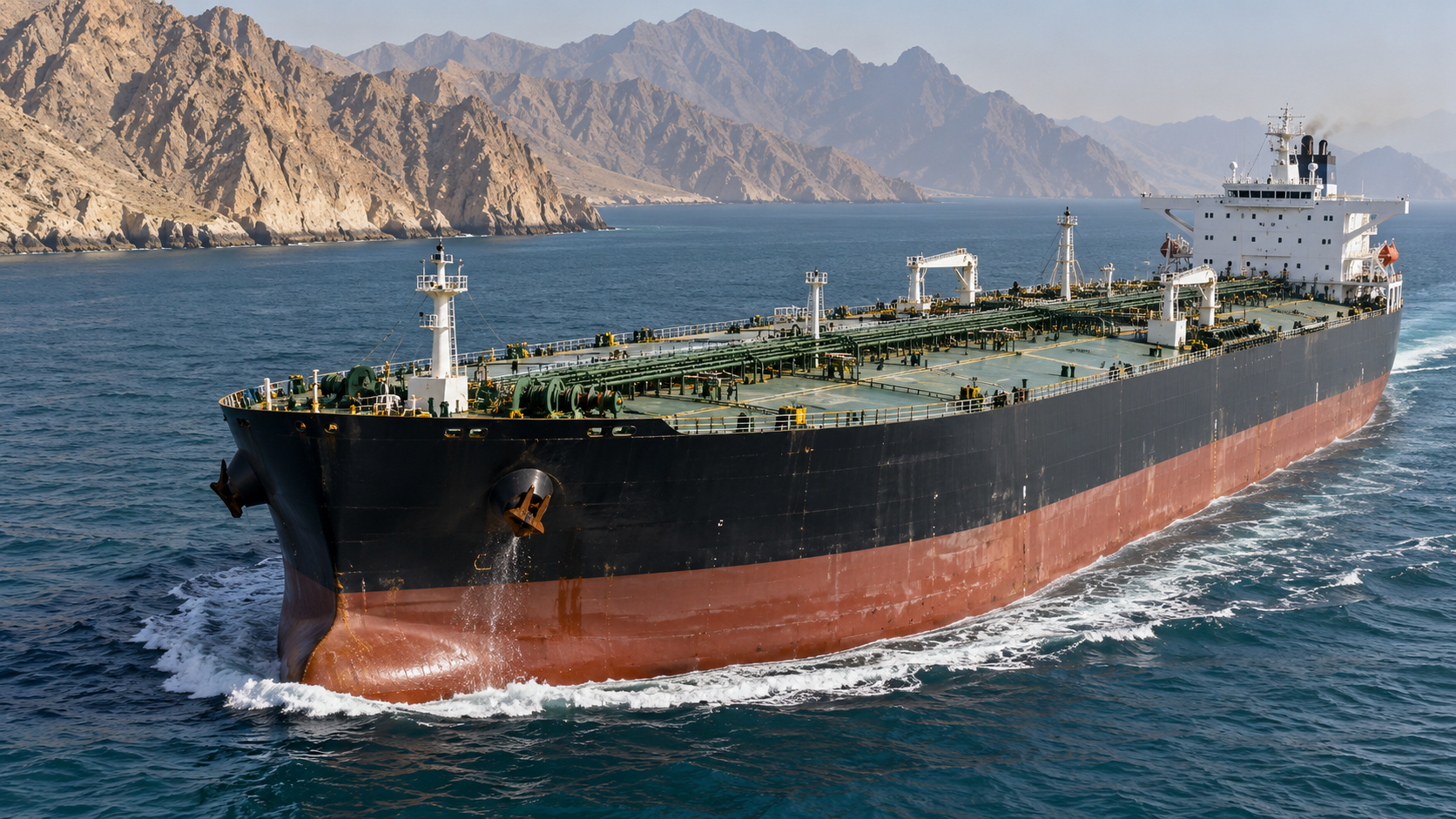 Kpler Says Middle East Oil Flows Topped Prewar Levels Last Week, and a Tanker Was Struck Off Oman Overnight. Brent Erased Its Entire Morning Spike
