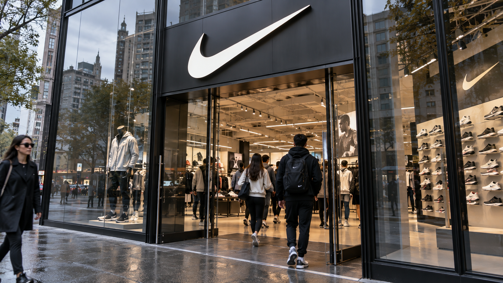 Nike Shares Started the Year Near $64. They Go Into Tonight's Report at About $36.