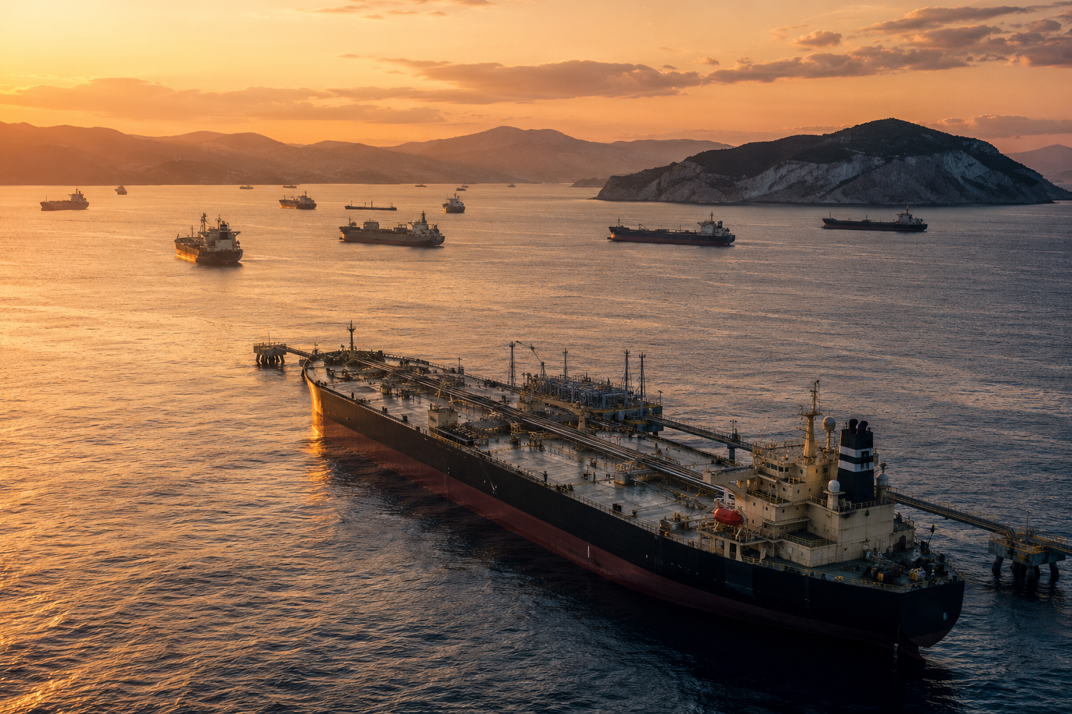 Oil Fell for a Third Day on Reports of Hormuz Talks. The Strait's Own Traffic Data Tells a Different Story.