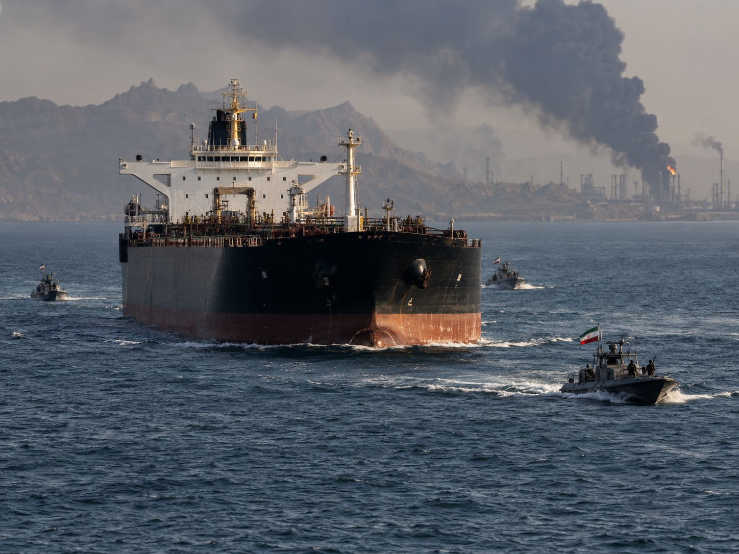 Oil Jumps to a Six-Week High as Iran Threatens a New Blockade Zone