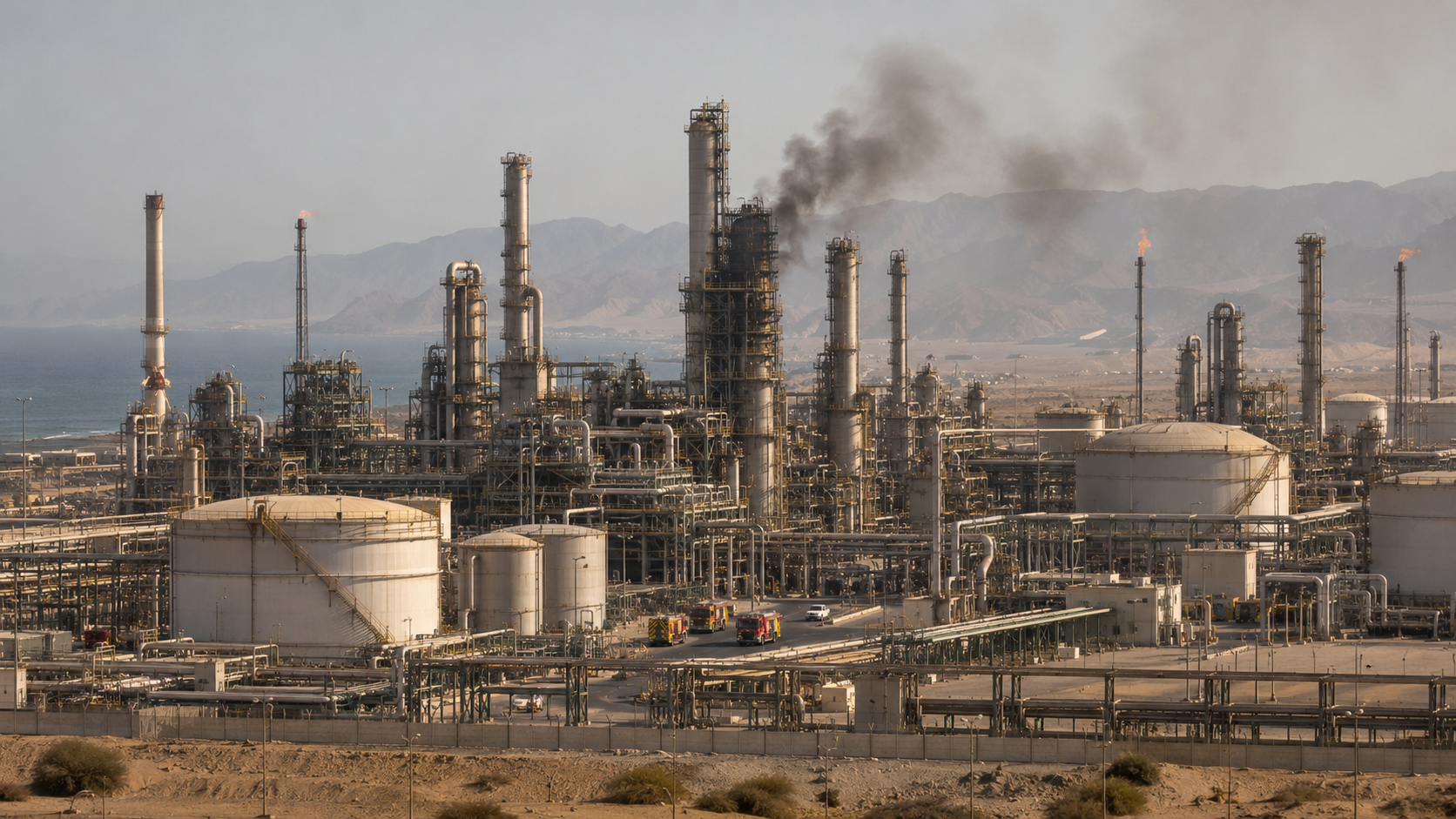 Oil Nears $100 After Reported Strikes on Saudi Energy Sites