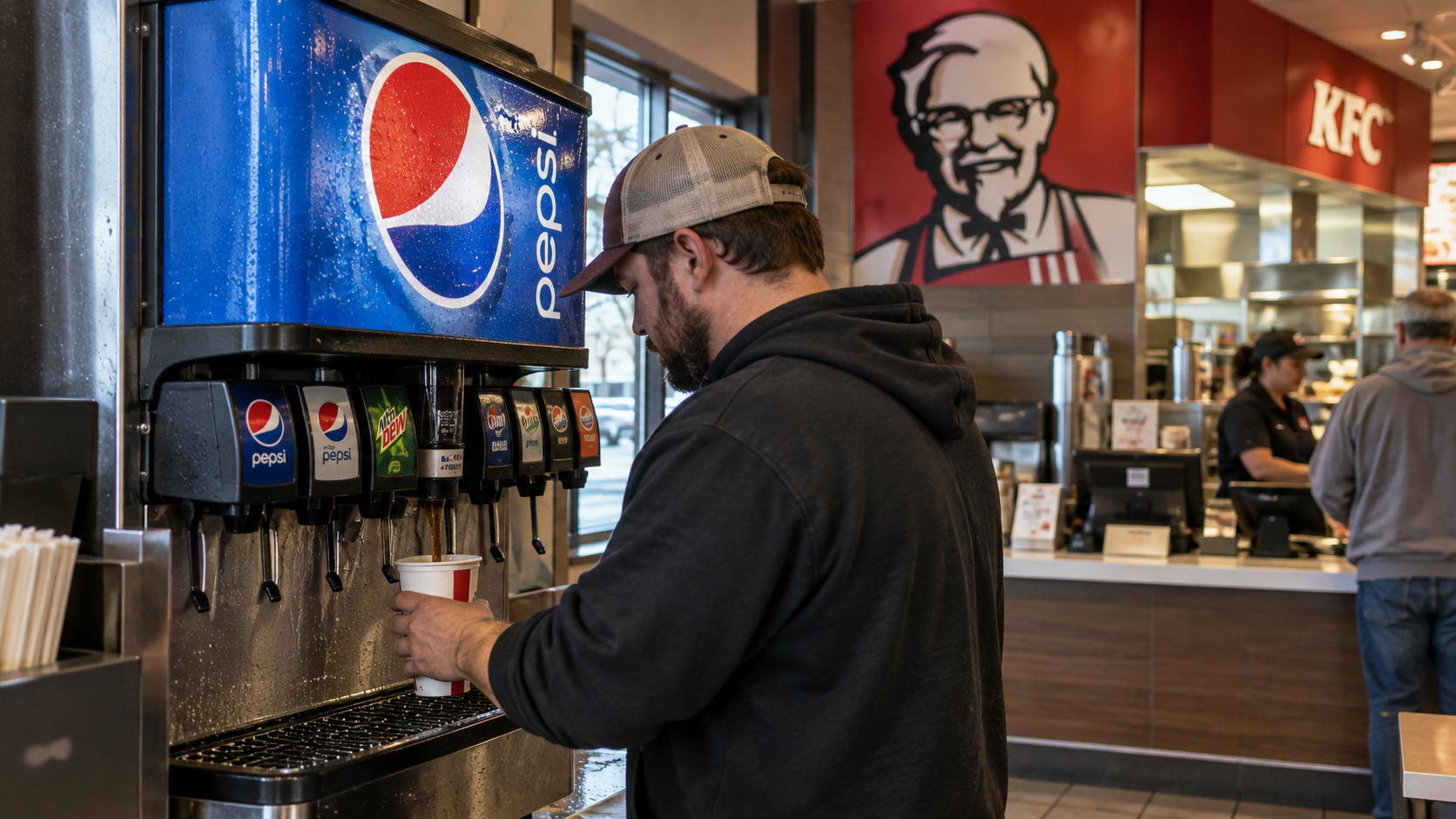 PepsiCo Shed About $1.6 Billion in Market Value After KFC's Switch. Coca-Cola, the Winner, Lagged Its Own Sector