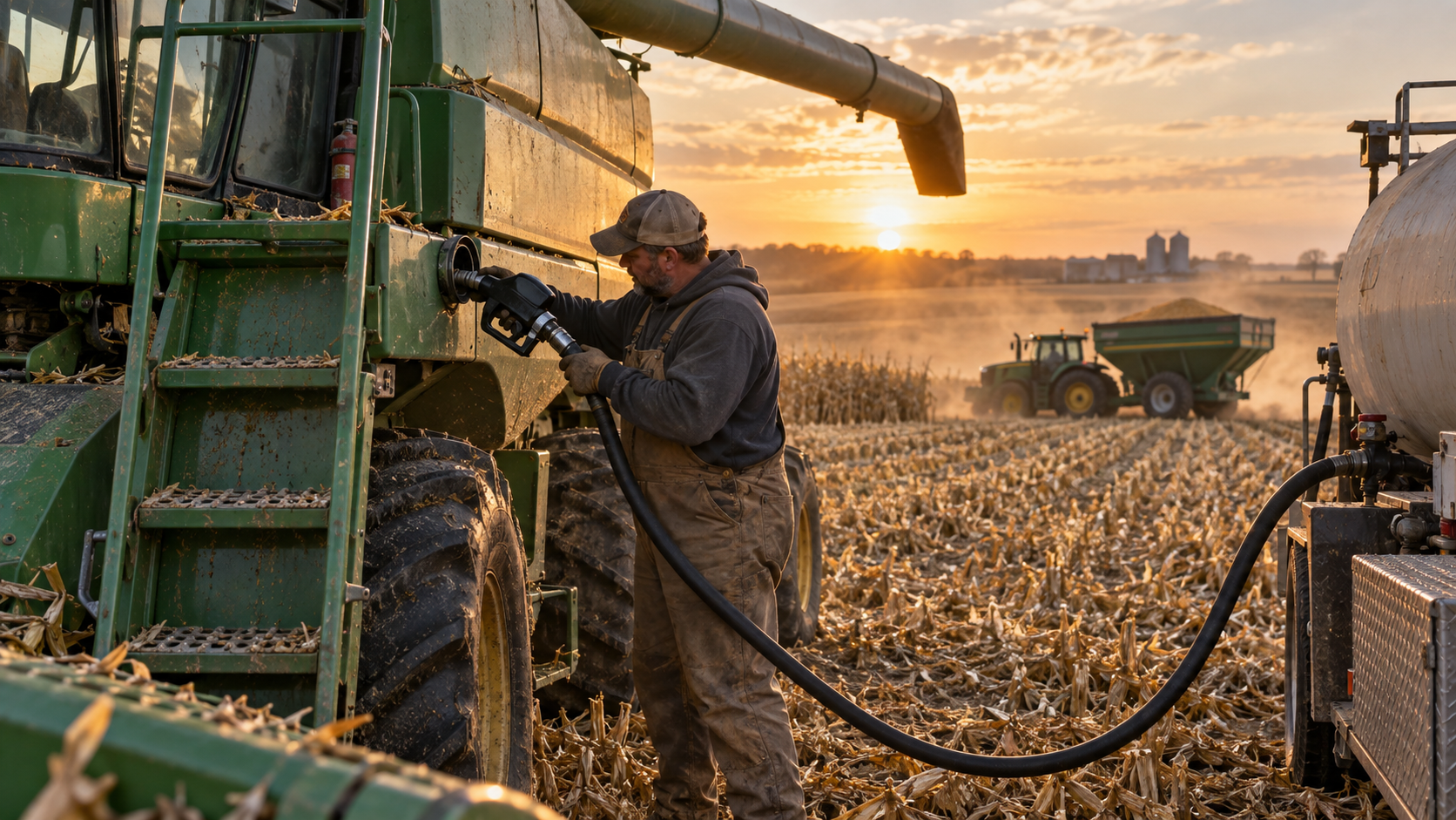 Record Diesel Prices Are Working Their Way From the Combine to the Grocery Cart