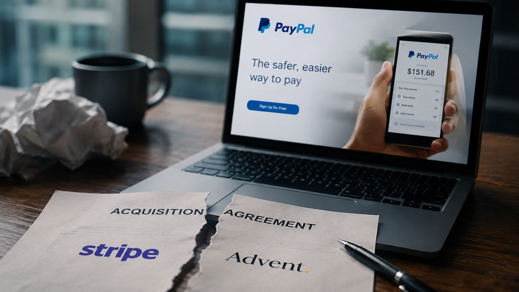 Stripe and Advent Walked Away From a $53 Billion PayPal Bid. The Accounts of Why Don't Agree.