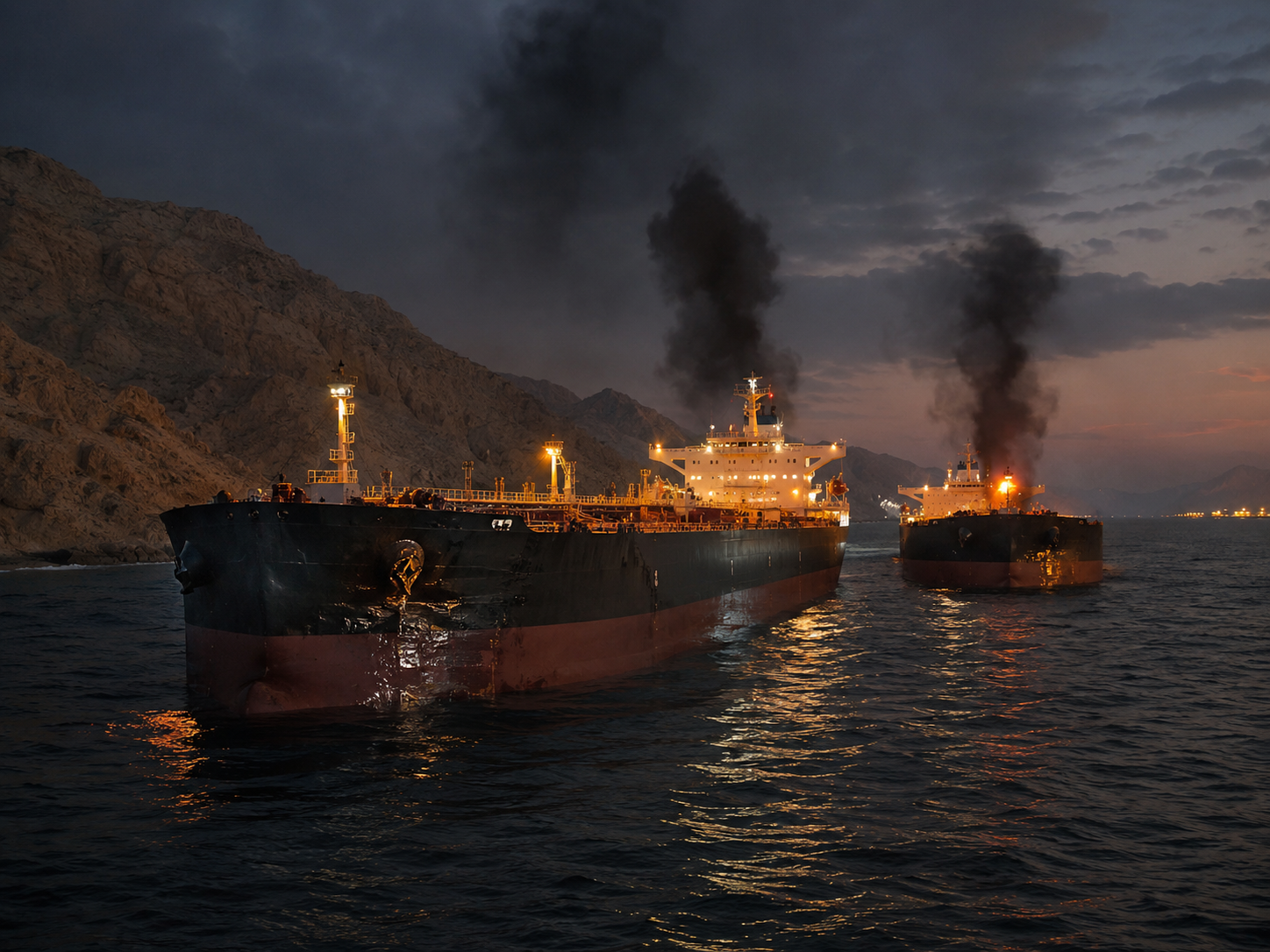 Two Tankers Were Hit Off Oman, and Oil Is Still Climbing