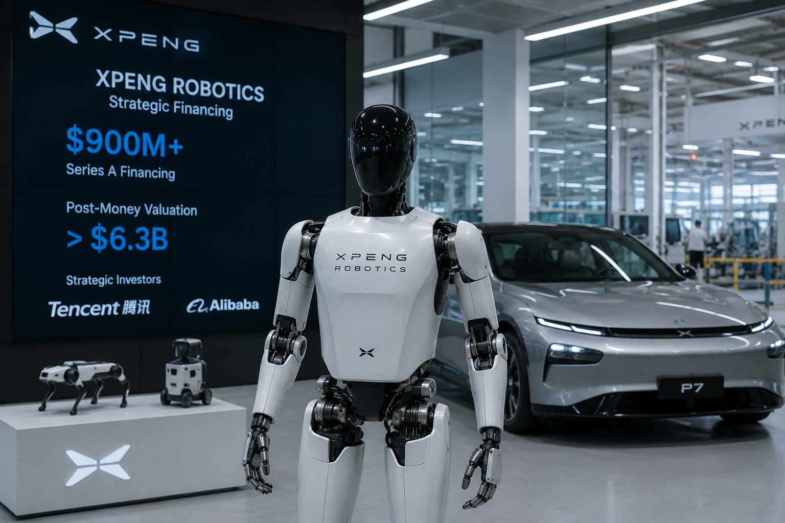 XPeng's Robotics Unit Just Got Valued at Half the Parent Company's Market Cap